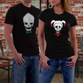 Fekete Joker &Harley Quinn póló pároknak