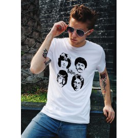 The Beatles 4 férfi póló fehér 