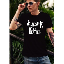 The Beatles 2 férfi póló fekete