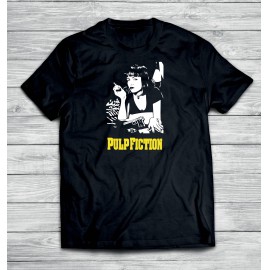 Pulp Fiction Mia férfi póló fekete 