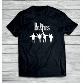 The Beatles 4 férfi póló fekete